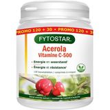 Fytostar Acerola C 500 - Vitaminen - Voor weerstand - Vitamine C - 150 kauwtabletten