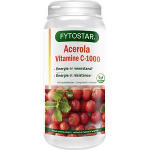 Fytostar Vitamine C 1000 acerola 60 zuigtabletten