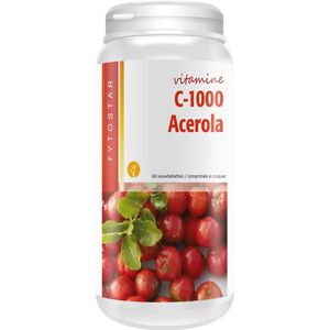 Fytostar Vitamine C 1000 acerola 60 zuigtabletten