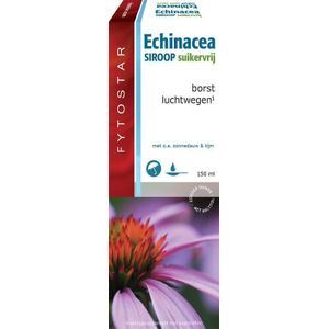 Fytostar Echinacea Siroop Suikervrij - Keelverzorging - luchtwegen - Met zonnedauw en tijm – 150 ml