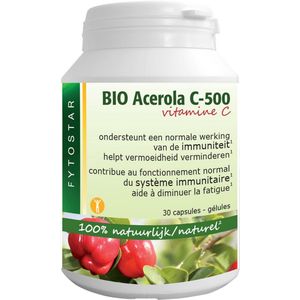 Fytostar Bio acerola C-500 30 capsules