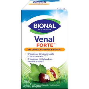 Bional Venal Forte - Supplement - Bij zware vermoeide benen - Voedingssupplement - 90 capsules