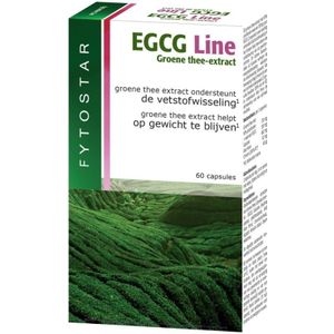 Fytostar EGCG Line - Afslanksupplement - Vetverbranding - Voedingssupplement - 60 capsules
