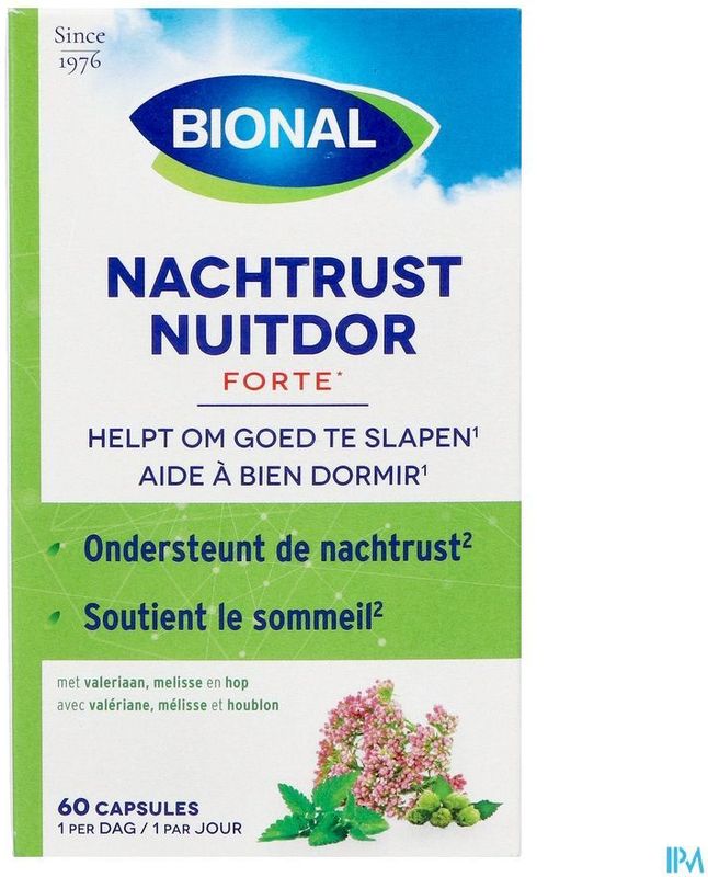 Bional - Nachtrust Forte - Voedingssupplement - Natuurlijke Extracten - 30 Capsules