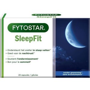 SleepFit - Kruidenpreparaat - Extracten van Planten - 60 Capsules