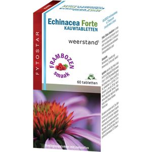 Fytostar - Echinacea Forte - Kauwtabletten - Frambozensmaak - 60 Stuks