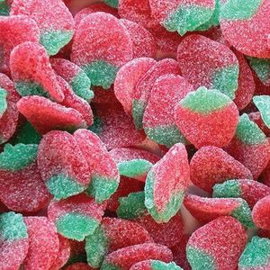 Lutti Zure Aardbeien 3kg - gesuikerde zure aardbeien snoep