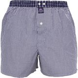 Mc Alson Boxershort - Ruitje - Marine - Katoen