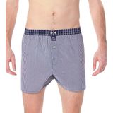 Mc Alson - Boxershort - Blauw-Wit Geruit - 100% Katoen