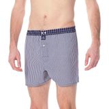 Mc Alson - Boxershort - Blauw-Wit Geruit - 100% Katoen