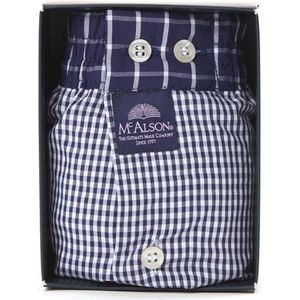 Mc Alson - Boxershort - Blauw-Wit Geruit - Katoen