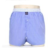 McAlson - Boxershort - Blauw/Wit - 100% Katoen