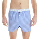 McAlson - Boxershort - Blauw/Wit - 100% Katoen