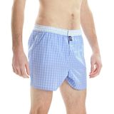 McAlson - Boxershort - Blauw/Wit - 100% Katoen