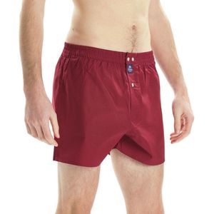 McAlson - Boxershort - Rood - Lange Pijpen - Los Model - 100% Katoen