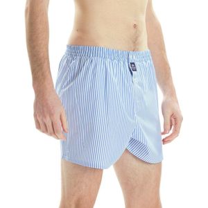 Mc Alson - Boxershort - Wit Lichtblauw - 100% Katoen