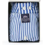 Mc Alson Boxershort - Blauw - Katoen - Streepje