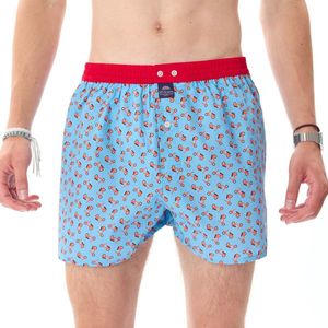 McAlson Heren Boxershort Scooter Oranje Blauw M