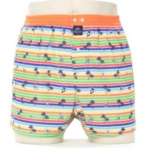 McAlson - Boxershort - Multicolor Streepmotief - Geweven Katoen