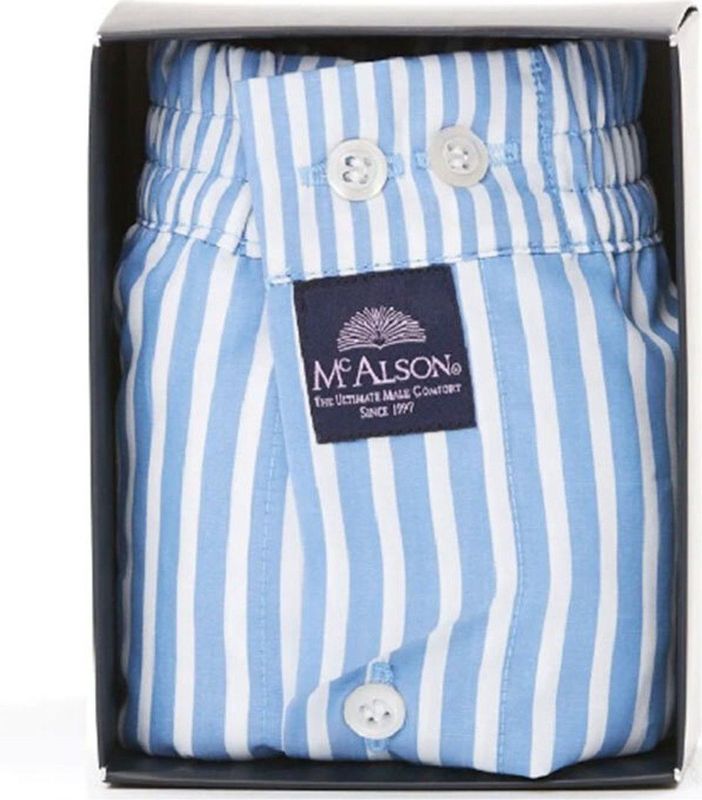 McAlson - Boxershort - Lichtblauw - Gestreept