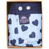 McAlson - Boxer Passion - Blauw - Geweven Boxer met Onzichtbare Ondersteuning