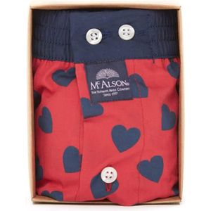 McAlson - Boxer Valentine - Rood - Geweven Boxer