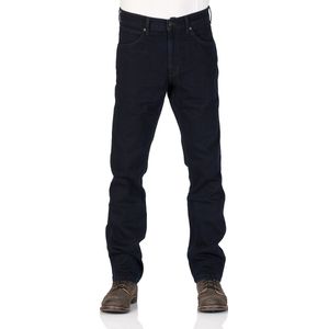 Wrangler - Greensboro - Jeans - Blauw - Katoen - Regular Fit