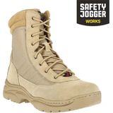 Safety Jogger - ST47 Dune OB B - Werklaars - Zwart - Suède Leer/Textiel