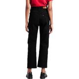 Levi's - 72693 Ribcage Rechte Enkel Jeans - Zwart - Katoen