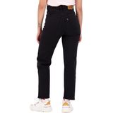 Levi's - 72693 Ribcage Rechte Enkel Jeans - Zwart - Katoen