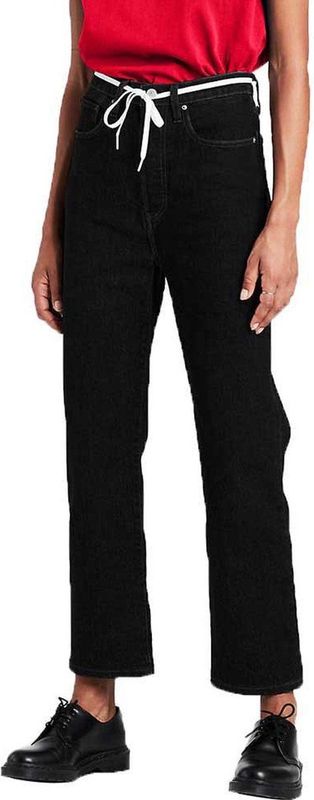 Levi's - 72693 Ribcage Rechte Enkel Jeans - Zwart - Katoen