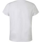 T-shirt - Effen - Jersey - Normale Pasvorm - Kwartmouw