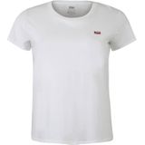 T-shirt - Effen - Jersey - Normale Pasvorm - Kwartmouw