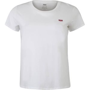 T-shirt - Effen - Jersey - Normale Pasvorm - Kwartmouw