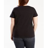 Levi's T-shirt The Perfect Tee - Zwart - 100% Katoen - Jersey