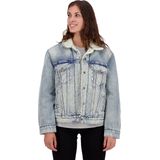 Levi's - Ex-Boyfriend Sherpa Trucker Jas - Vrouwen - Bruin - Sherpa