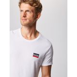 T-shirt - Effen - Jersey - 2 Pack - Ronde Hals - Kwartmouw