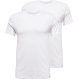 Levi's - T-shirt - Wit - 100% Katoen - 2-Pack