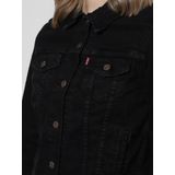 Levi's - Truckerjack - Zwart - Katoen - Lange Mouwen