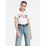 Levi's T-shirt - White - Jersey - Print - Ronde Hals - Korte Mouwen