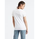 Levi's T-shirt - White - Jersey - Print - Ronde Hals - Korte Mouwen