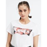 Levi's T-shirt - White - Jersey - Print - Ronde Hals - Korte Mouwen