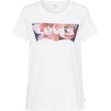 Levi's T-shirt - White - Jersey - Print - Ronde Hals - Korte Mouwen