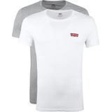 Levi's - Poloshirt - Grijs - Korte Mouwen - Ronde Hals