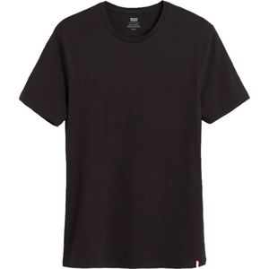 Levi's T-shirt - Zwart - 100% Katoen - Casual