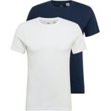 Levi's - 79541-0002 T-shirt - Marine - Wit - Katoen - Set van 2