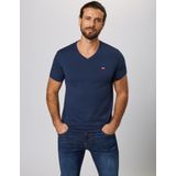 T-shirt - Wit - 100% Katoen - Met Logoborduursel