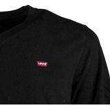 Levi's - Original Housemark V-Neck T-shirt - Zwart - Katoen