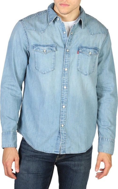 Levi's Barstow Western Standard Shirt Mannen, Indigo Rinse, XXL