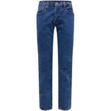 Jeans - Stonewash - Knoopsluiting - Riemlussen - Steekzakken